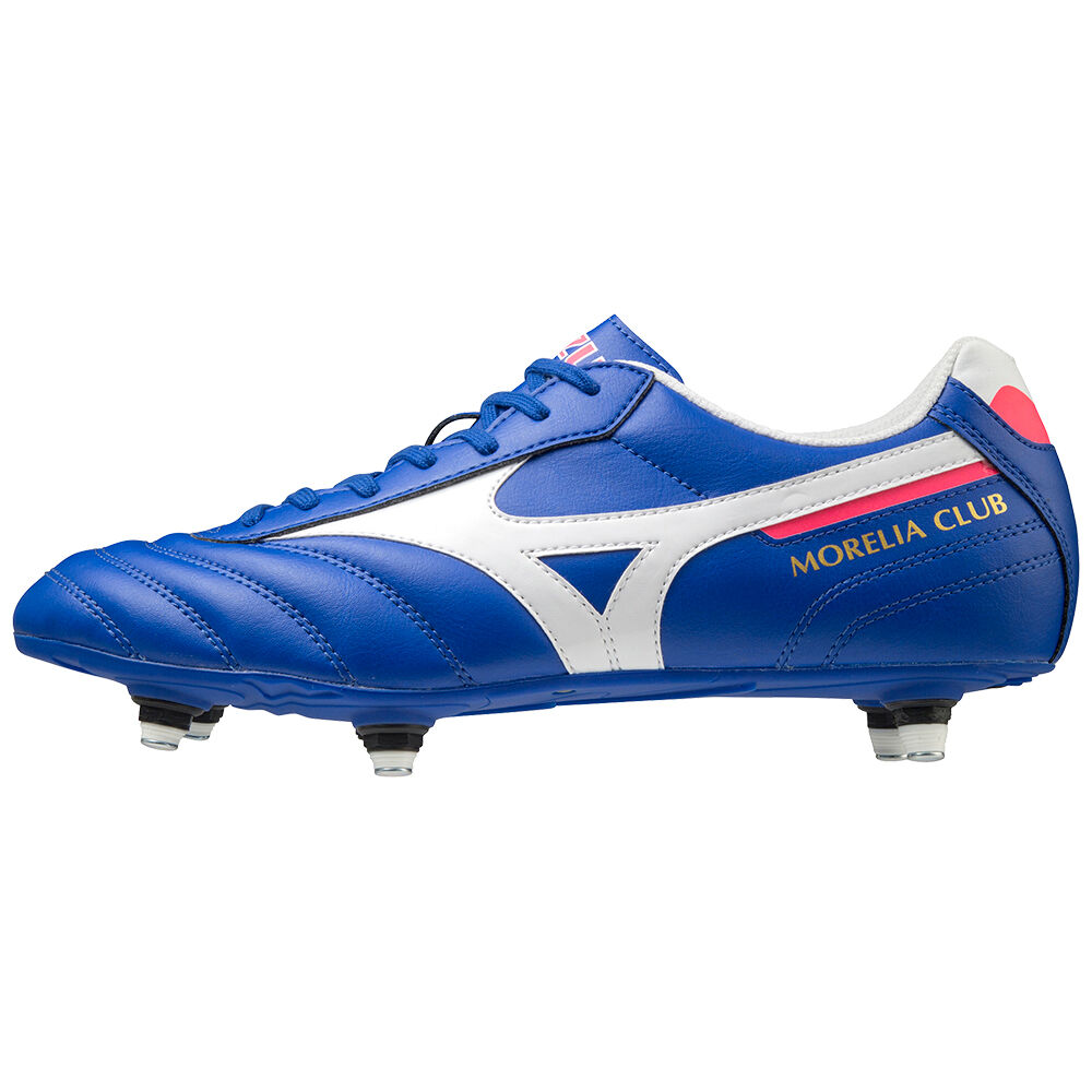 Mens Mizuno Morelia II Club SI Soccer Cleats Blue/White Philippines (NCFOMW968)